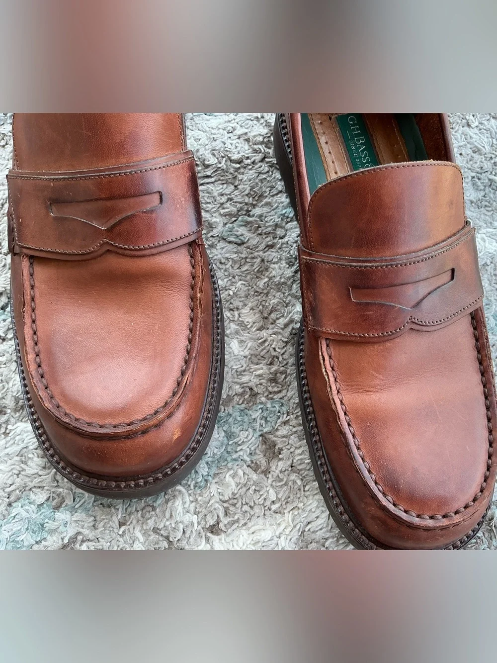 G.H. Bass Weejuns Penny Loafers Men’s 11 Made in Brasil